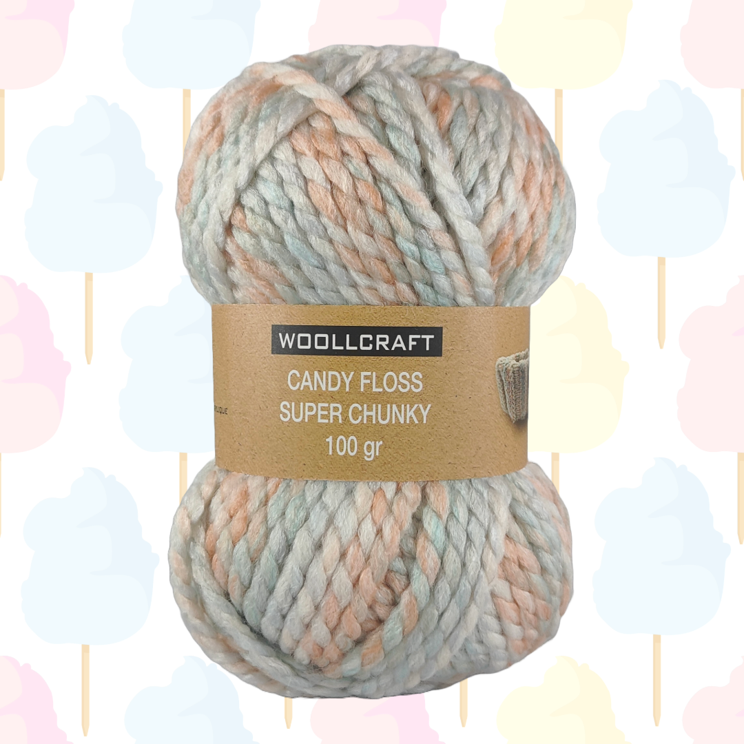 CANDY FLOSS SUPER CHUNKY 100g - More Colours Available
