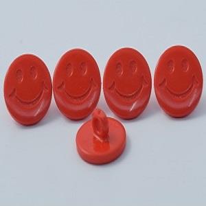 Button with Shank - 15mm - Smiley Face - 3 Colours Available