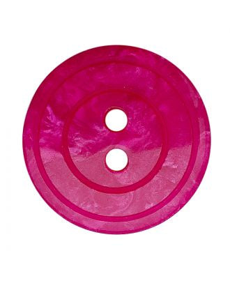 2 Hole Button - 18mm - Pearl Effect Pink