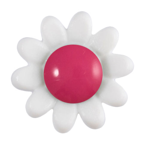 Button with Shank - 14mm - Daisy - 4 Colours Available