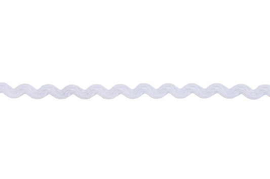 Ric Rac - 8mm - White