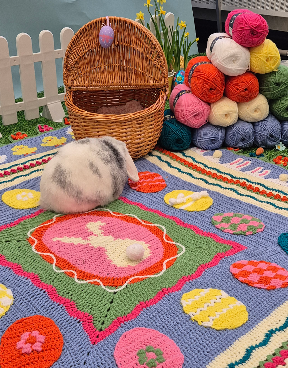 Easter Crochet Along - Easter Egg Blanket - 15 Ball CAL Kit