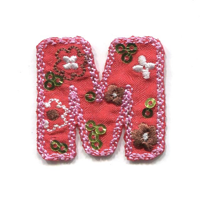 Alpabet - Individual Letters - Iron on Motifs