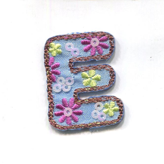Alpabet - Individual Letters - Iron on Motifs