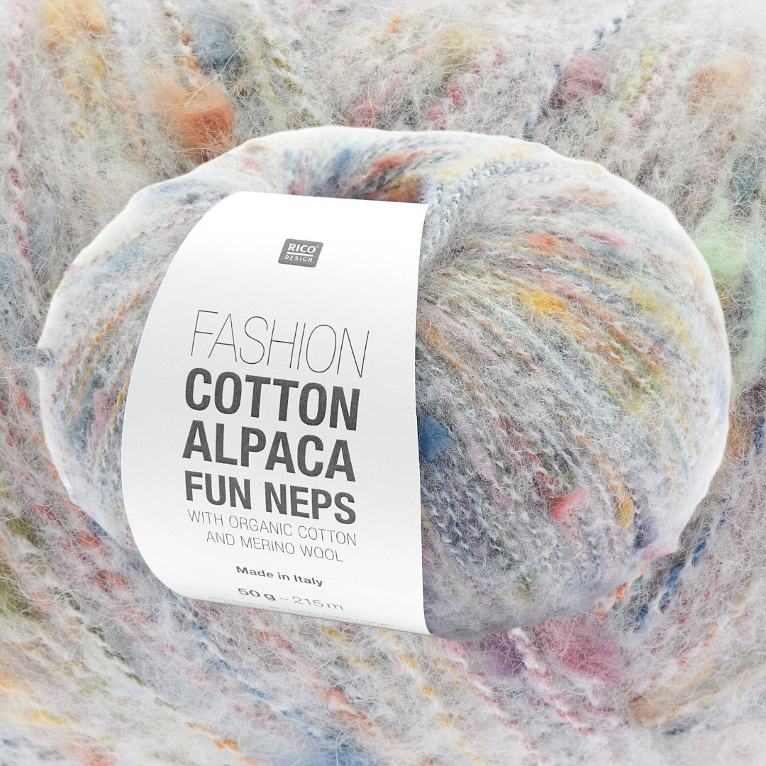 Fashion Cotton Alpaca Fun Neps DK 50g - 2 Colours