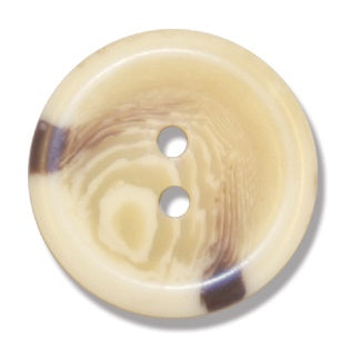 2 Hole Button - 20mm - Natural Aran