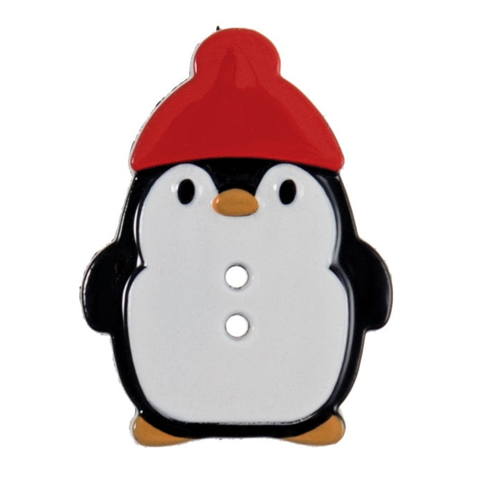2 Hole Button - 29mm - Penguin