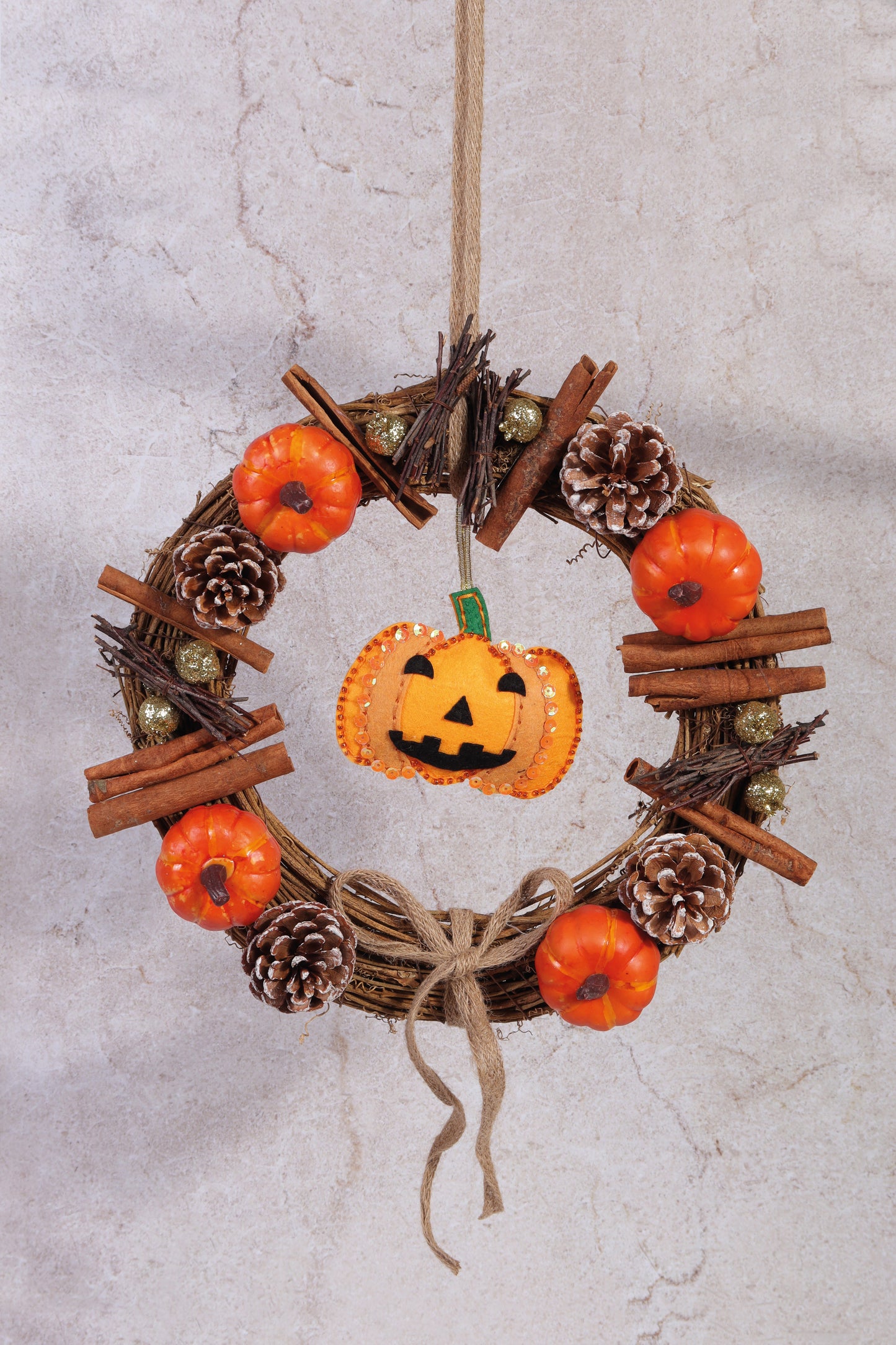 FELT KIT - HALLOWEEN PUMPKIN