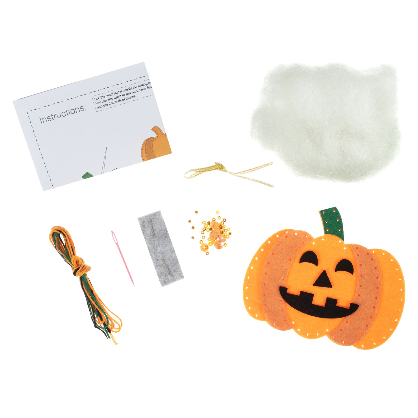 FELT KIT - HALLOWEEN PUMPKIN
