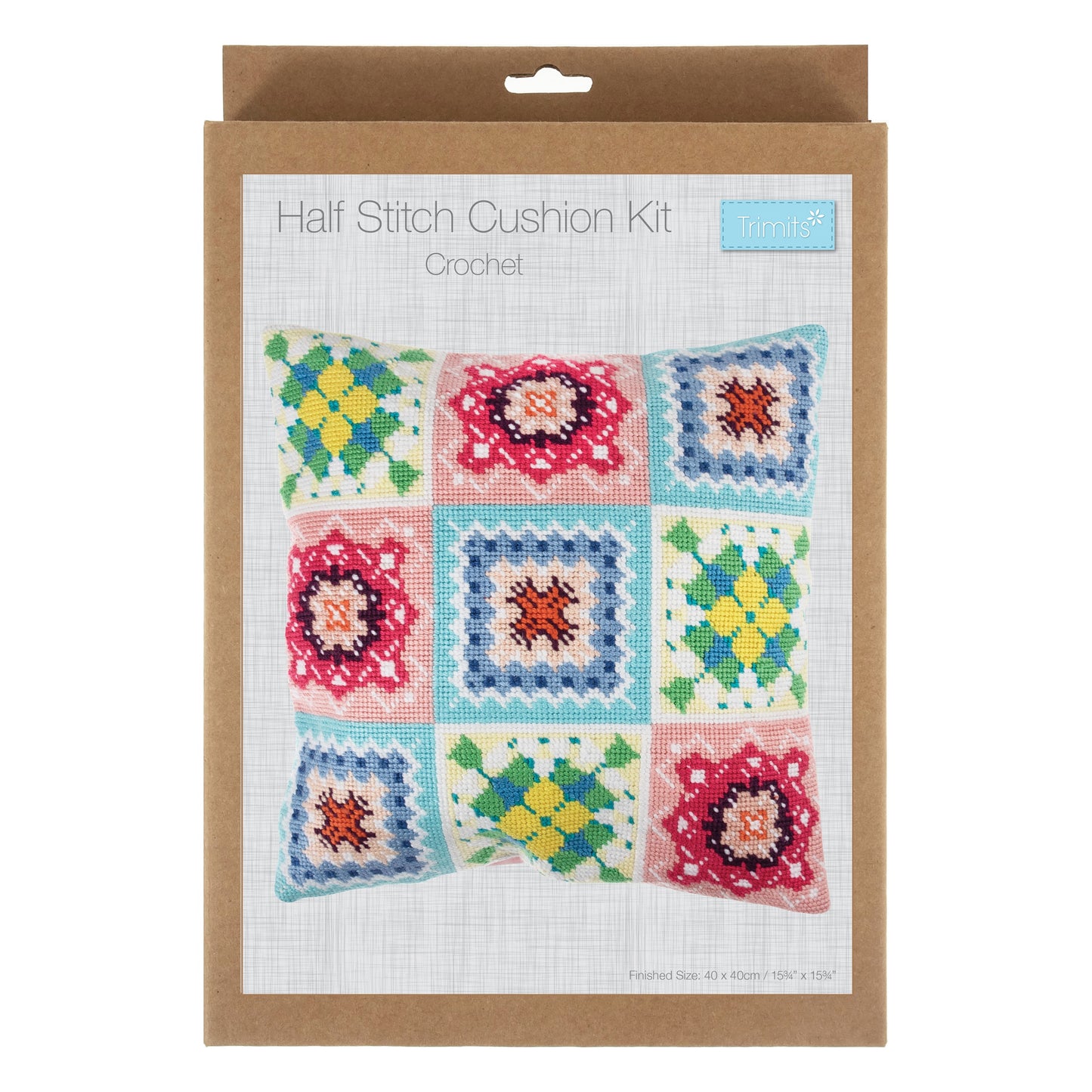 Half Stitch -Tapestry Cushion Kit - CROCHET