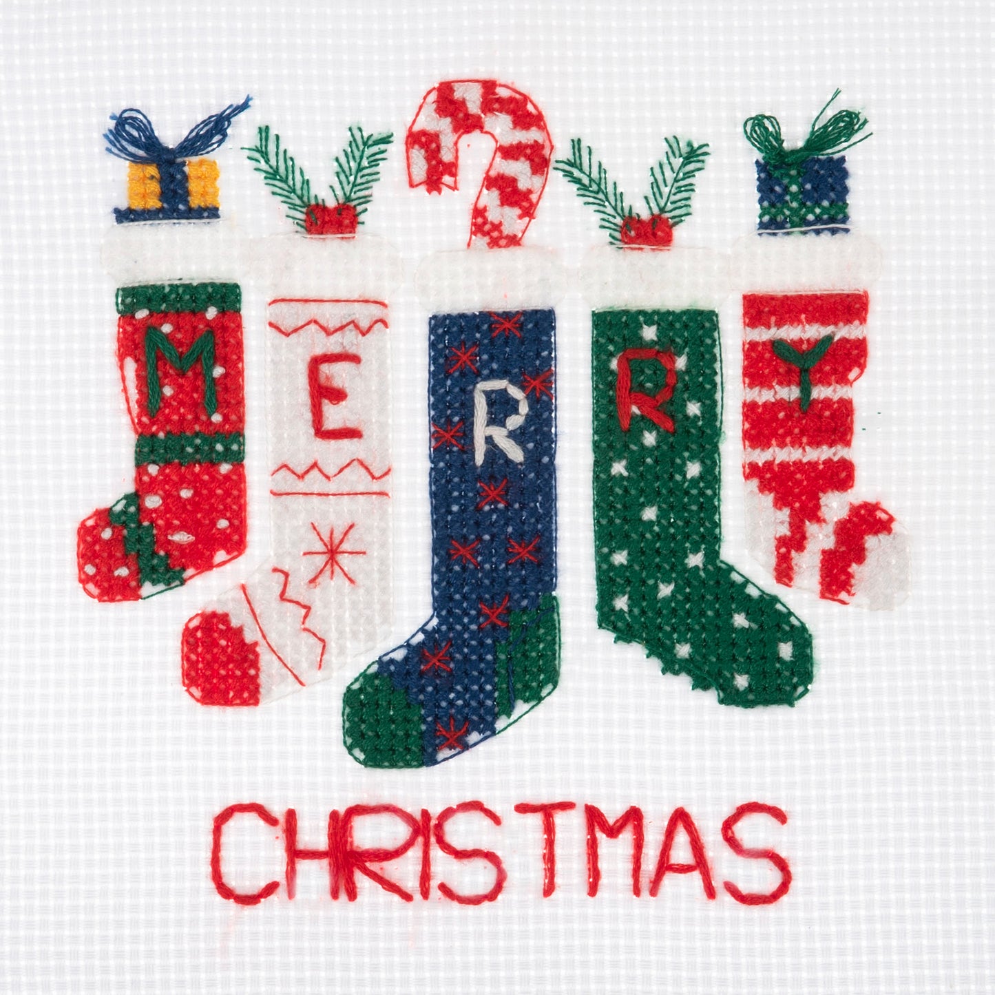 COUNTED CROSS STITCH KIT - Christmas Stockings