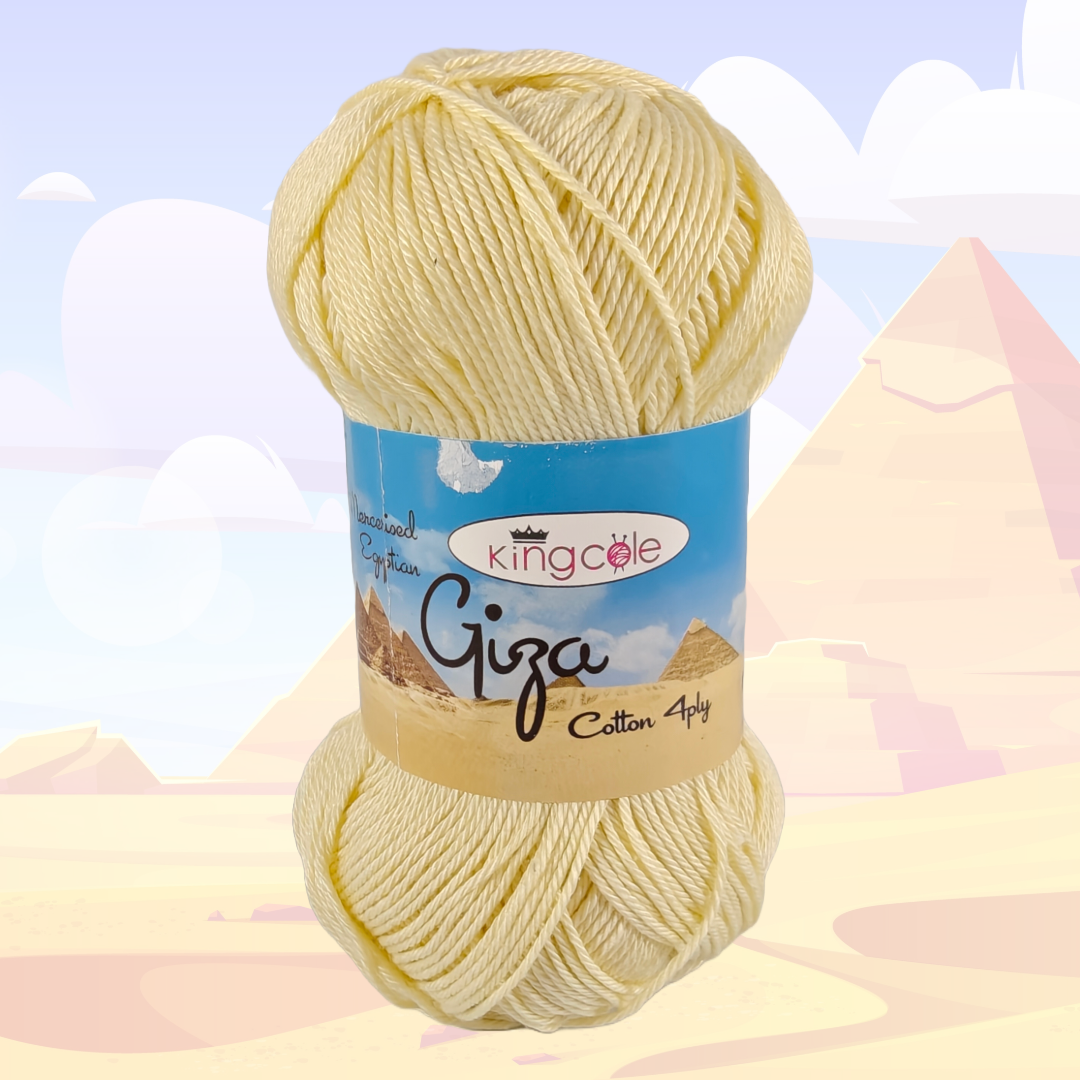 Giza Cotton 4 Ply 50g - More Colours Available