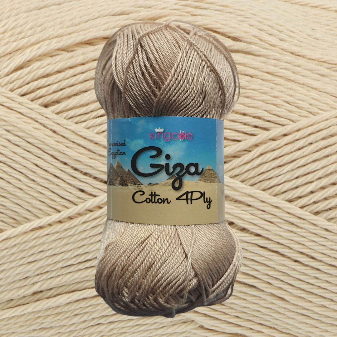 Giza Cotton 4 Ply 50g - More Colours Available