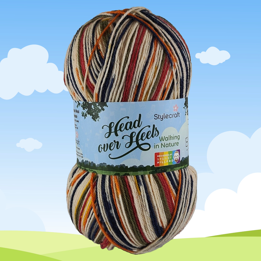 HEAD OVER HEELS SOCK YARN - WALKING IN NATURE - 2 Colours