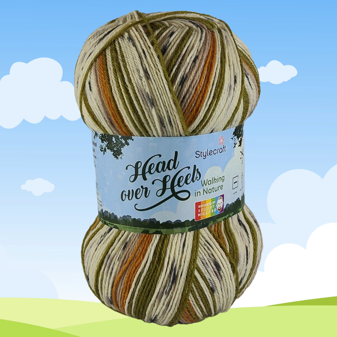 HEAD OVER HEELS SOCK YARN - WALKING IN NATURE - 2 Colours