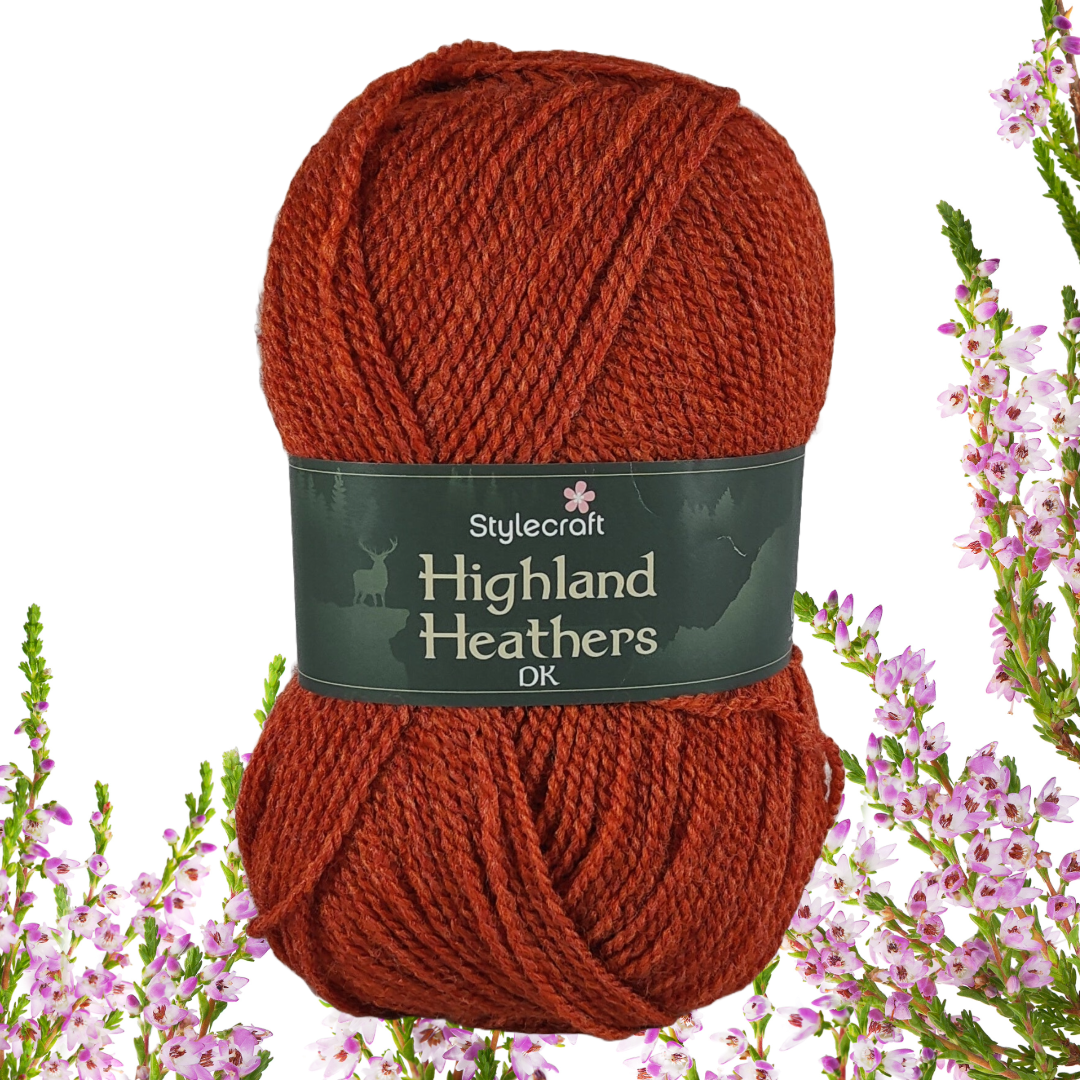 HIGHLAND HEATHERS DK - 100g - More colours available