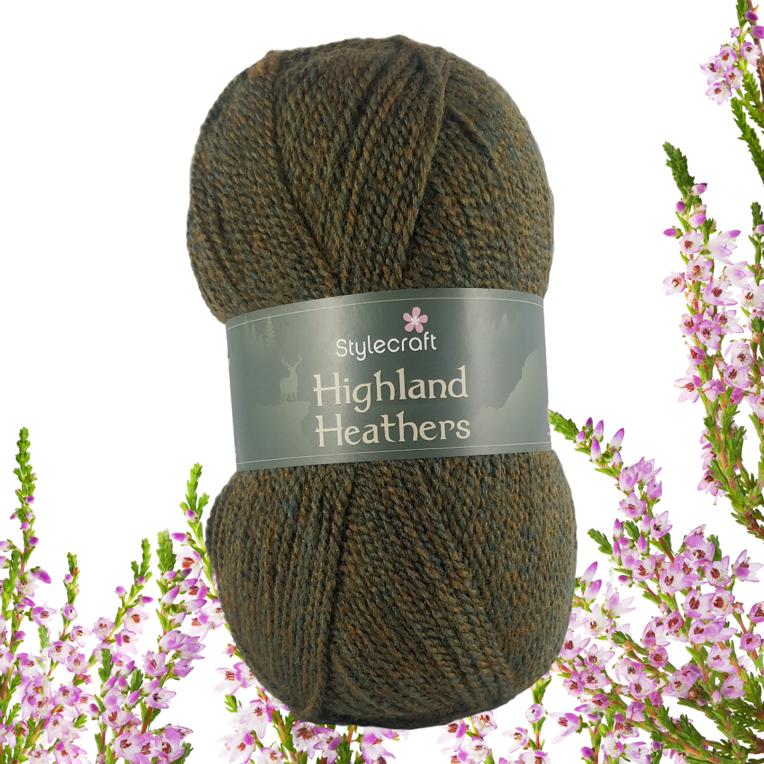 HIGHLAND HEATHERS DK - 100g - More colours available