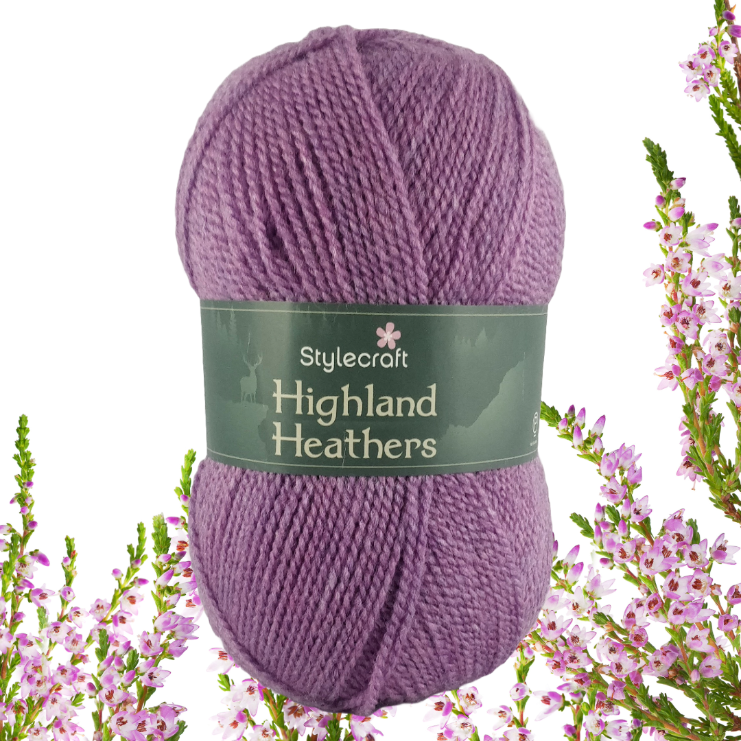 HIGHLAND HEATHERS DK - 100g - More colours available