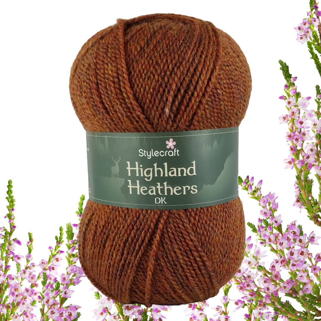 HIGHLAND HEATHERS DK - 100g - More colours available