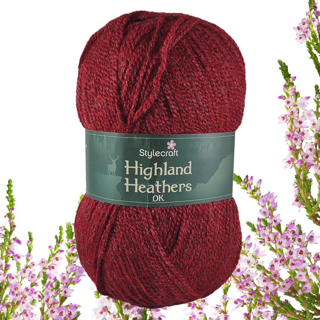 HIGHLAND HEATHERS DK - 100g - More colours available