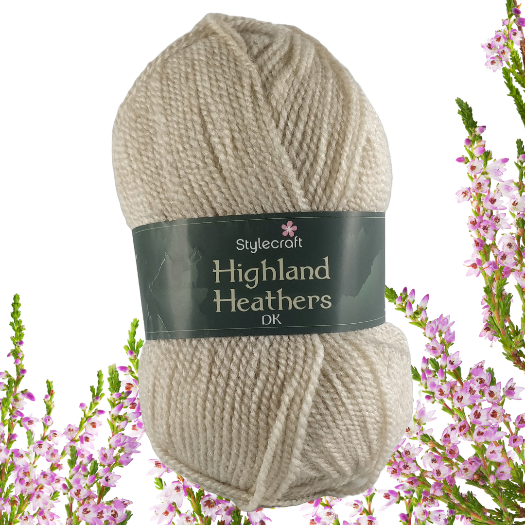 HIGHLAND HEATHERS DK - 100g - More colours available