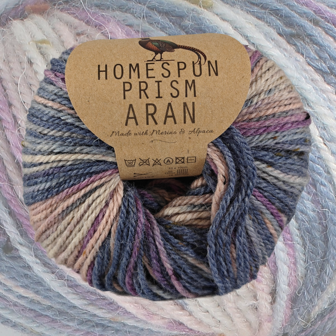 Homespun Prism Aran 50g - More Colours Available