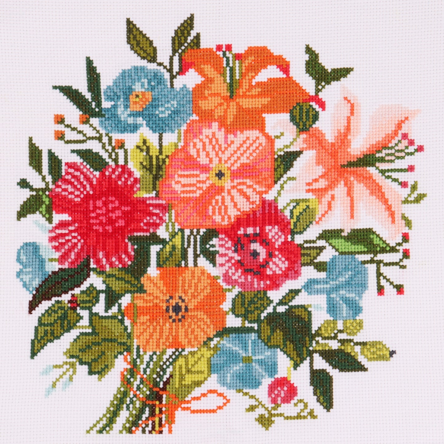COUNTED CROSS STITCH KIT - FLORAL BOUQUET