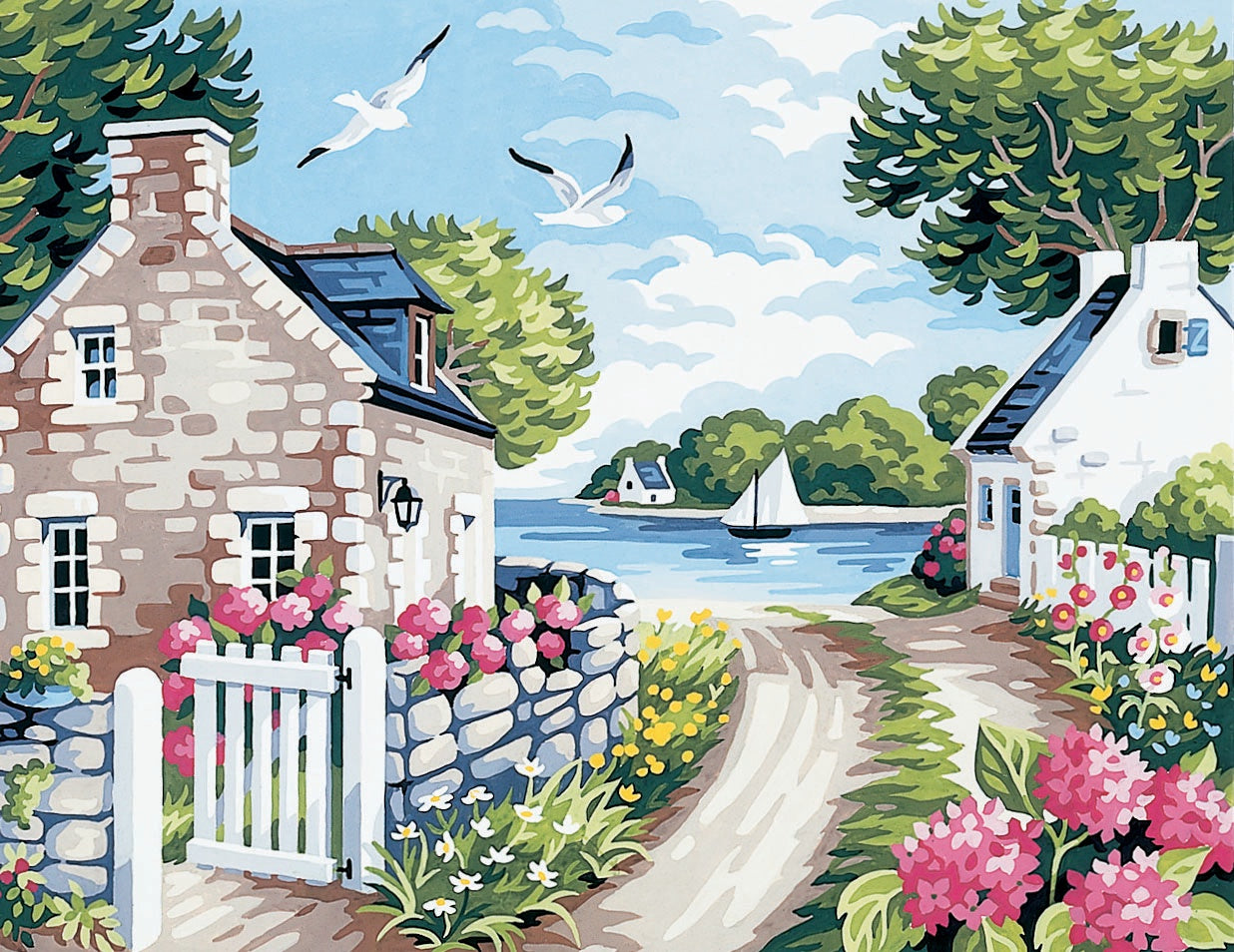 PRINTED TAPESTRY CANVAS - PARIS ROYAL - The Way To The Beach