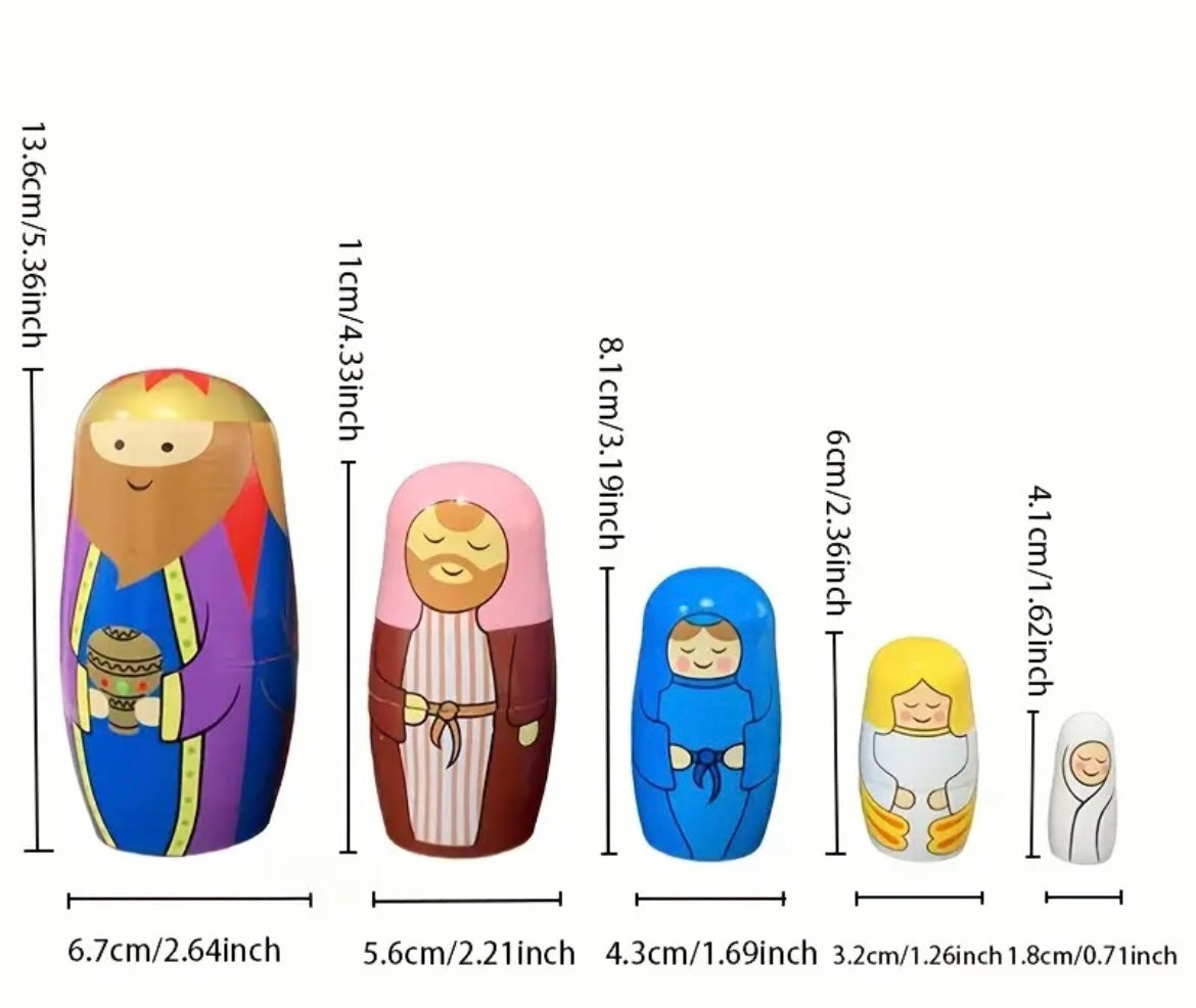 CHRISTMAS NATIVITY - Russian Dolls