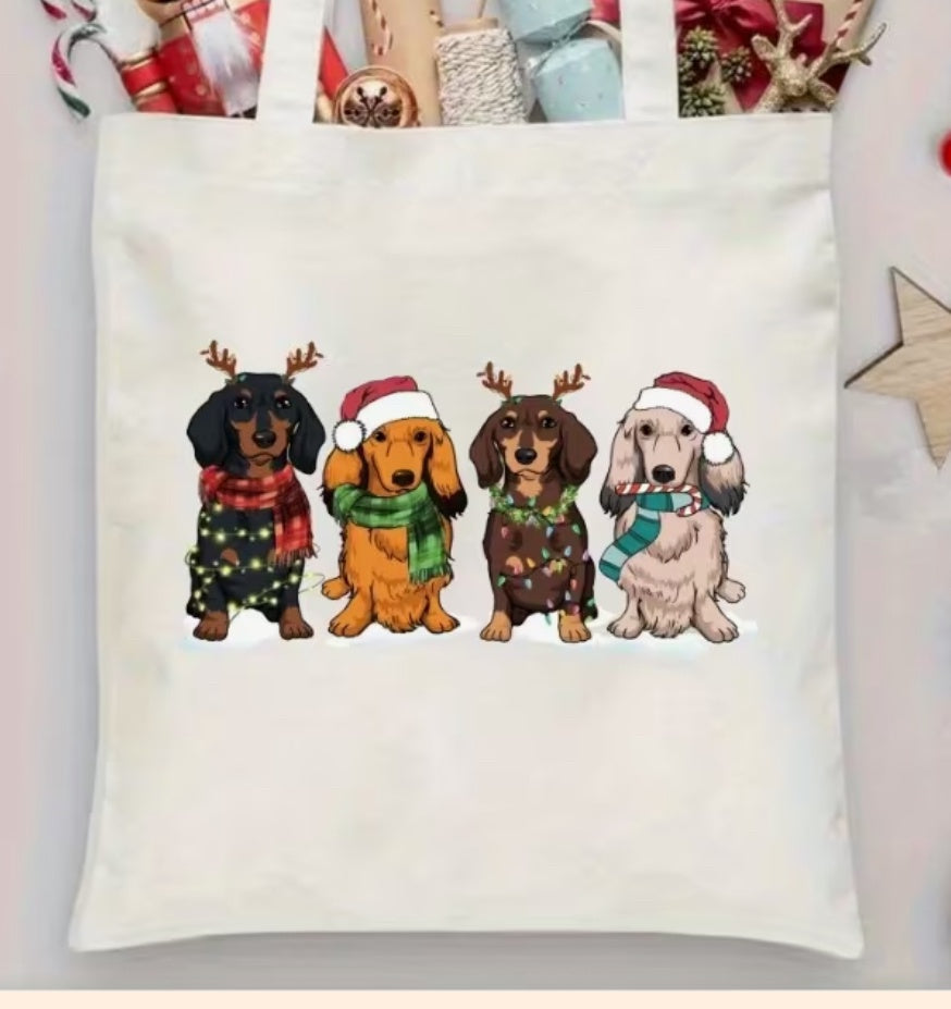 Xmas Dachshund - Tote Bag