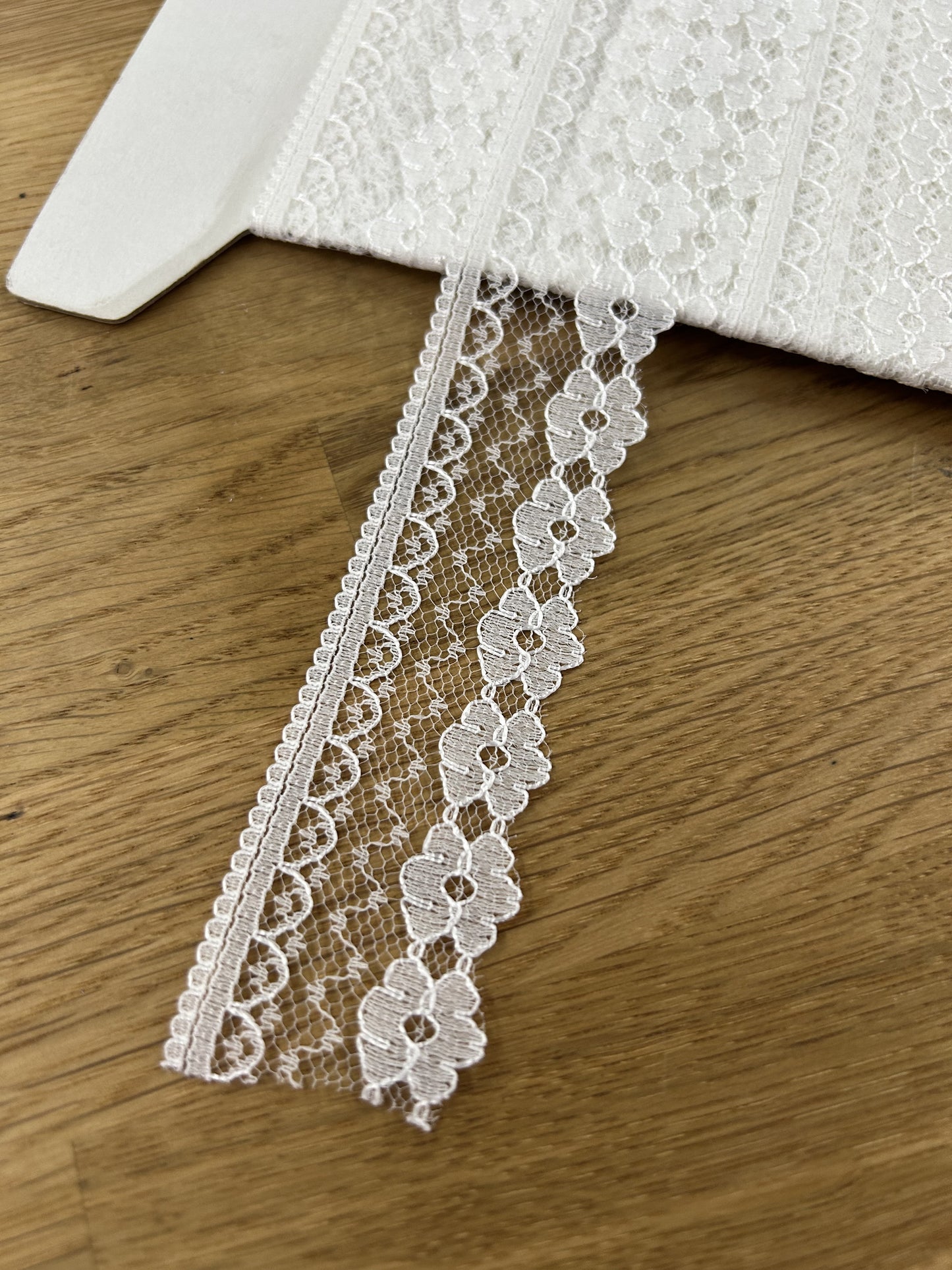 White Lace trim - 35mm