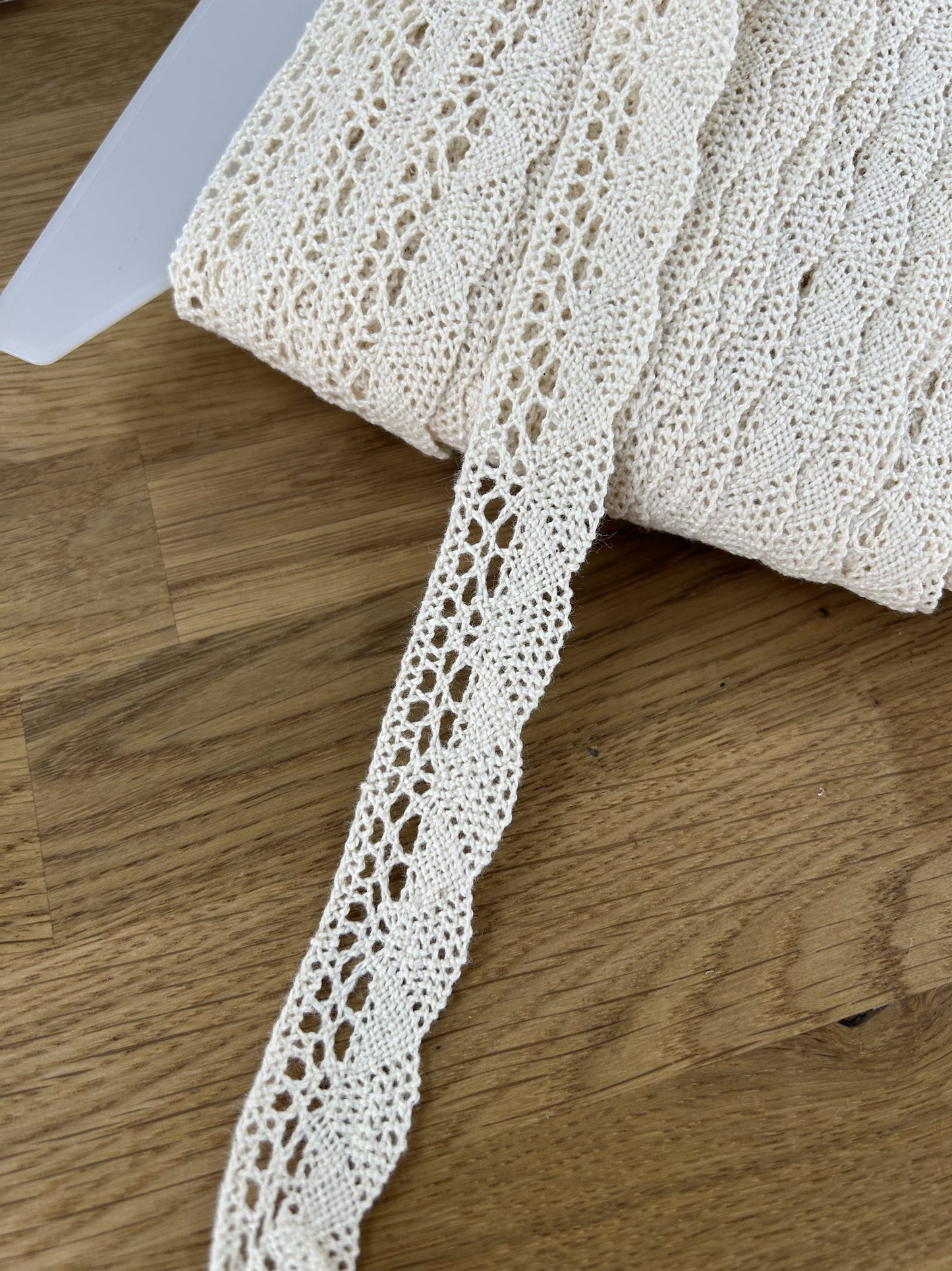 Cream Cotton Lace Trim - 20mm