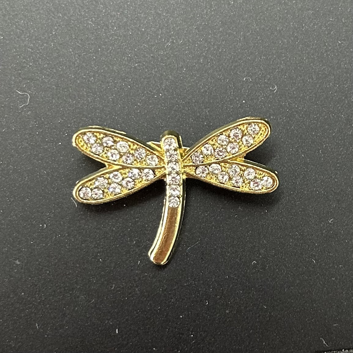 Dragonfly Diamante Brooch - 30mm