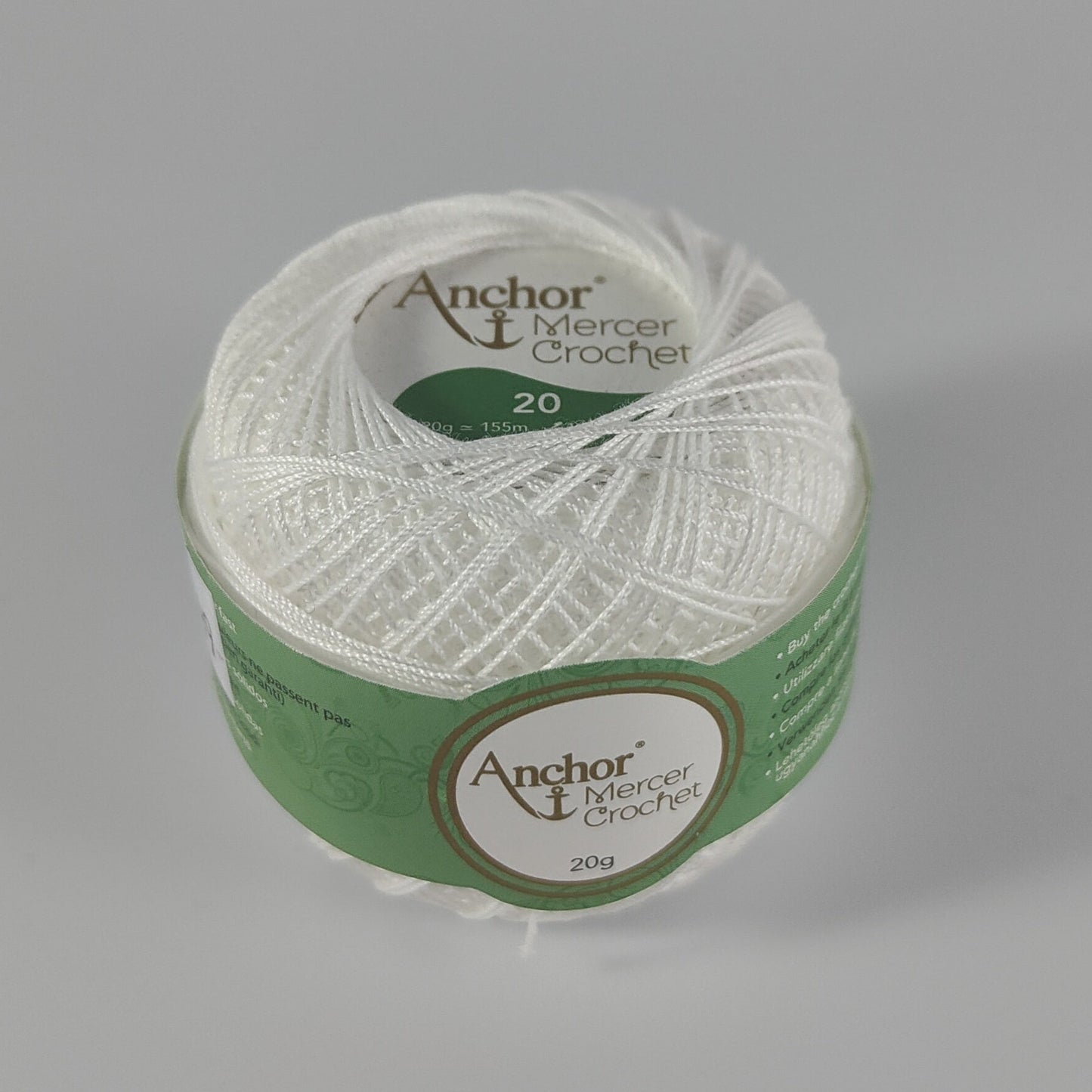 Mercer Crochet Cotton No 20 - 20g - 2 Colours available