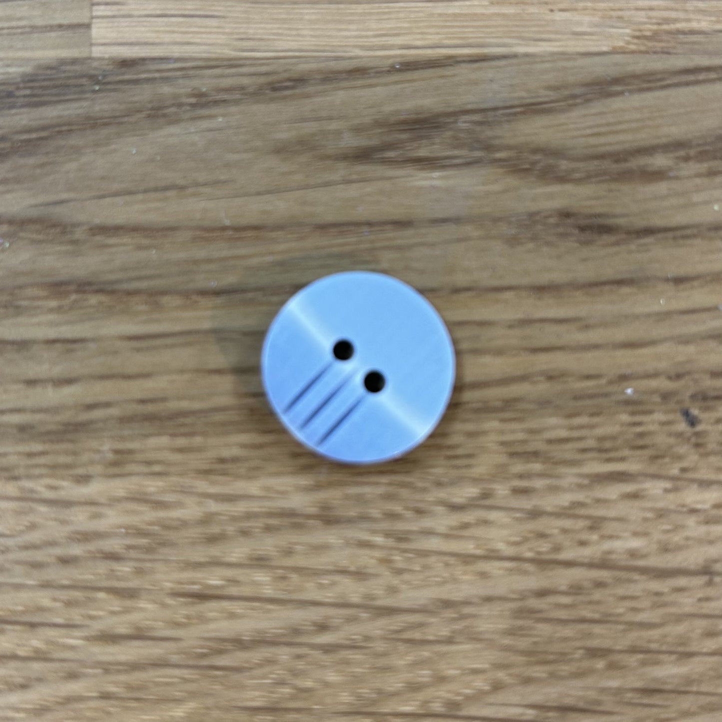 2 Hole Button - 18mm - Pale Blue