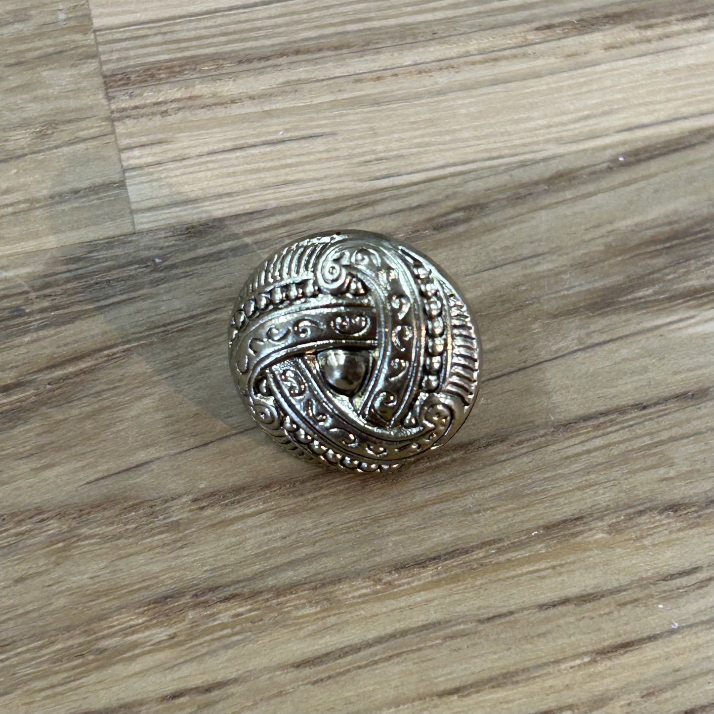 Button with Shank - 15mm - Gold