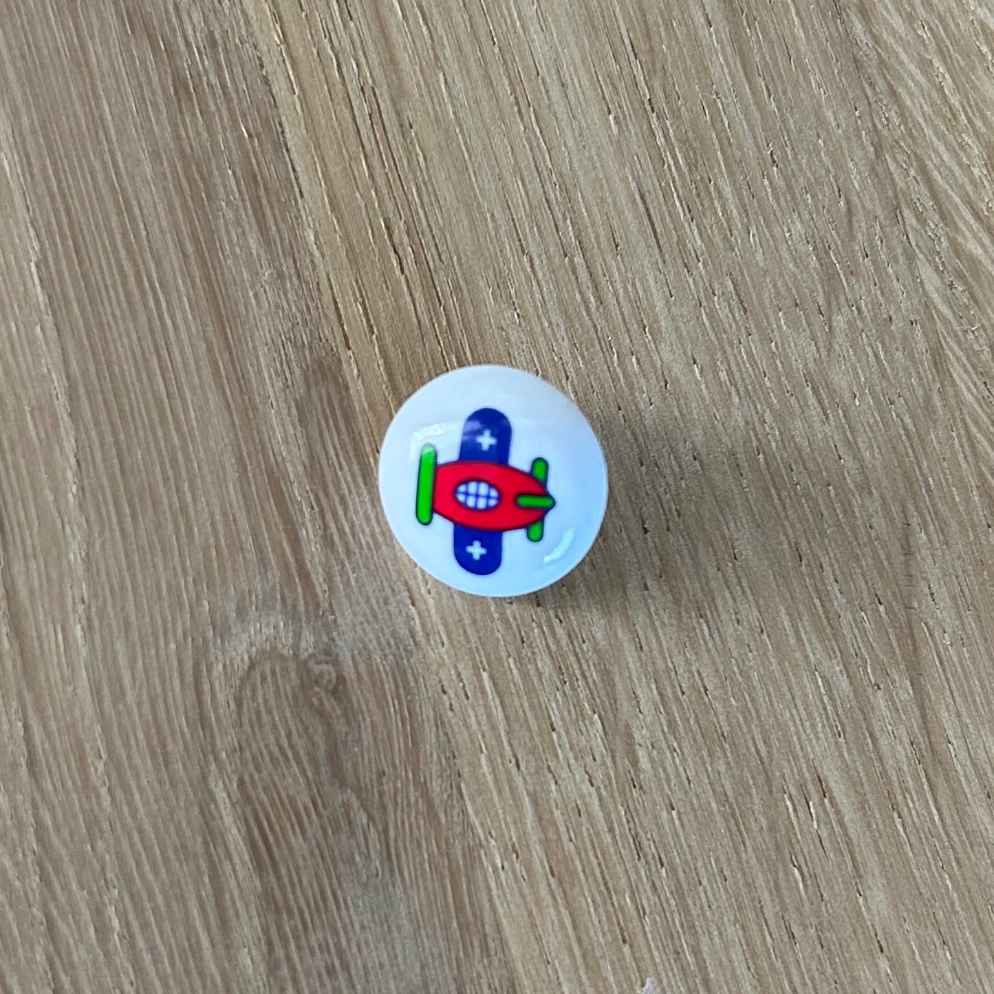 Button with Shank - 15mm - Plane