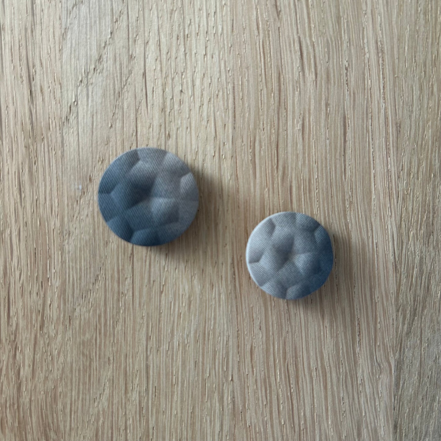 Button with Shank - Shaded Grey - 2 Sizes Available