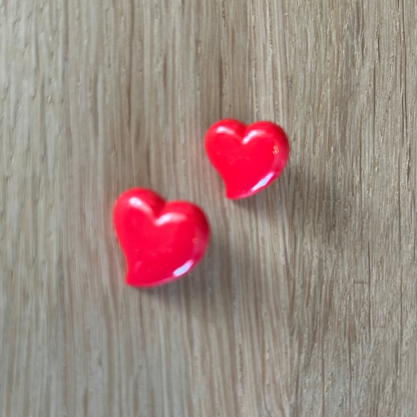 Button with Shank - Red Heart - 2 Sizes Available