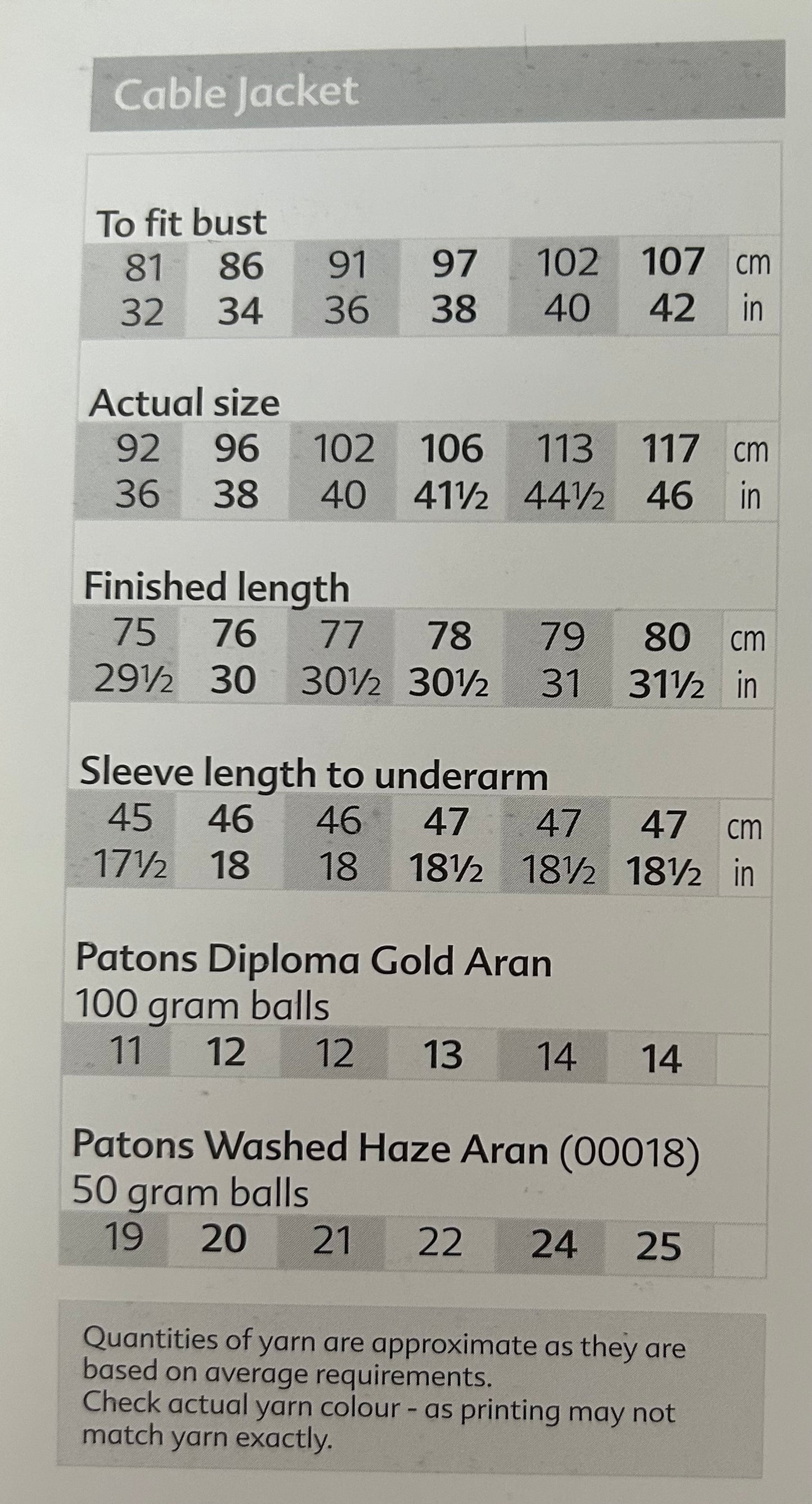 Knitting Pattern 3329 - Womans Cable Jacket in Aran