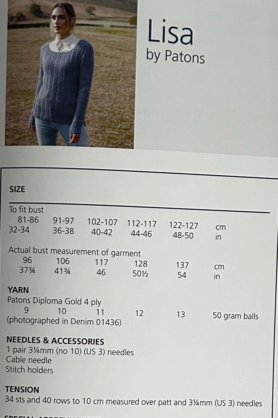 Knitting Pattern 5360 - Sweaters in 4 Ply - FREE PAPER PATTERN