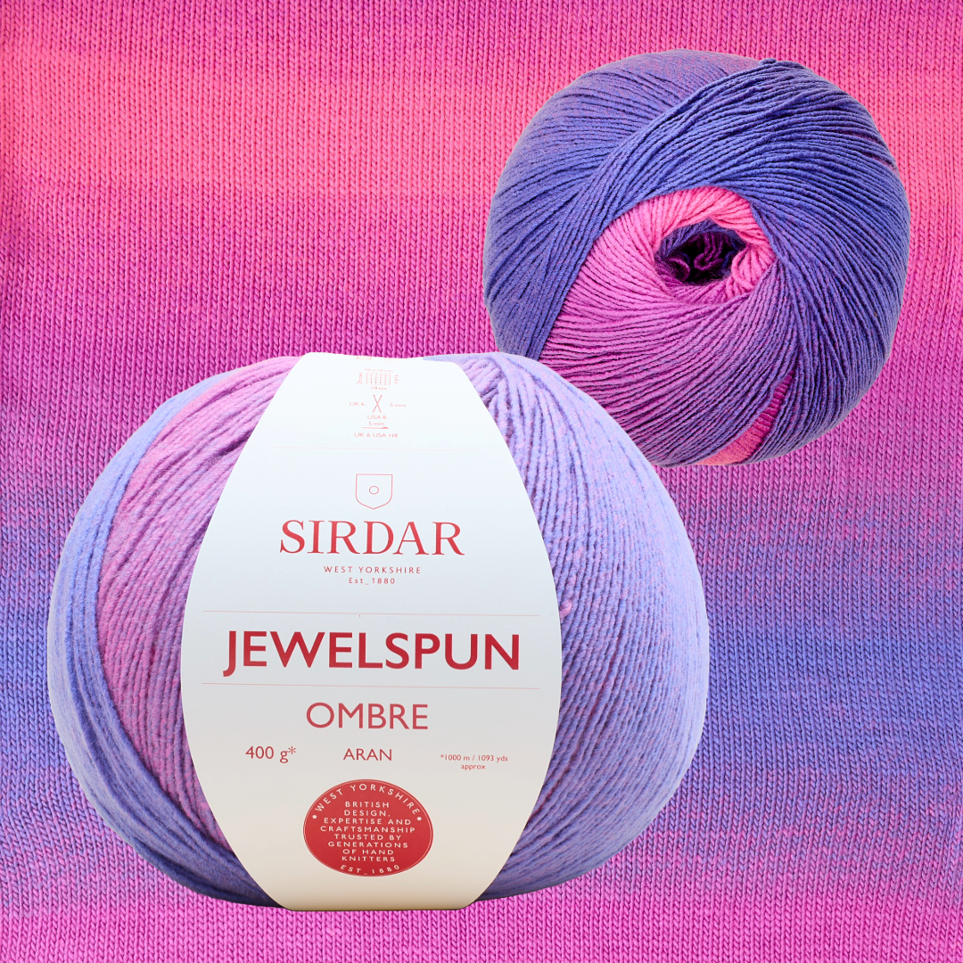 Jewelspun Ombre Aran 400g - More Colours Available