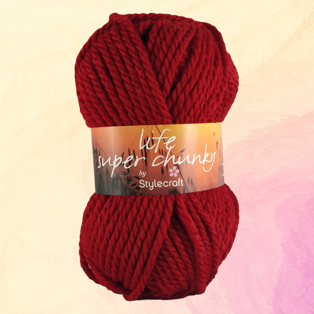 LIFE SUPER CHUNKY 100g - More colours available