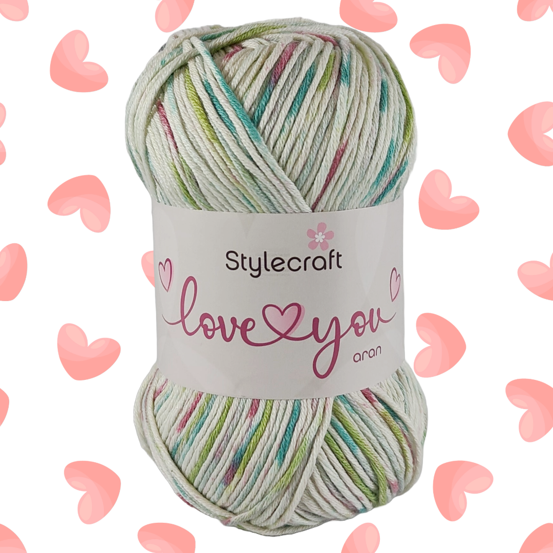 LOVE YOU ARAN 100g - More Colours Available