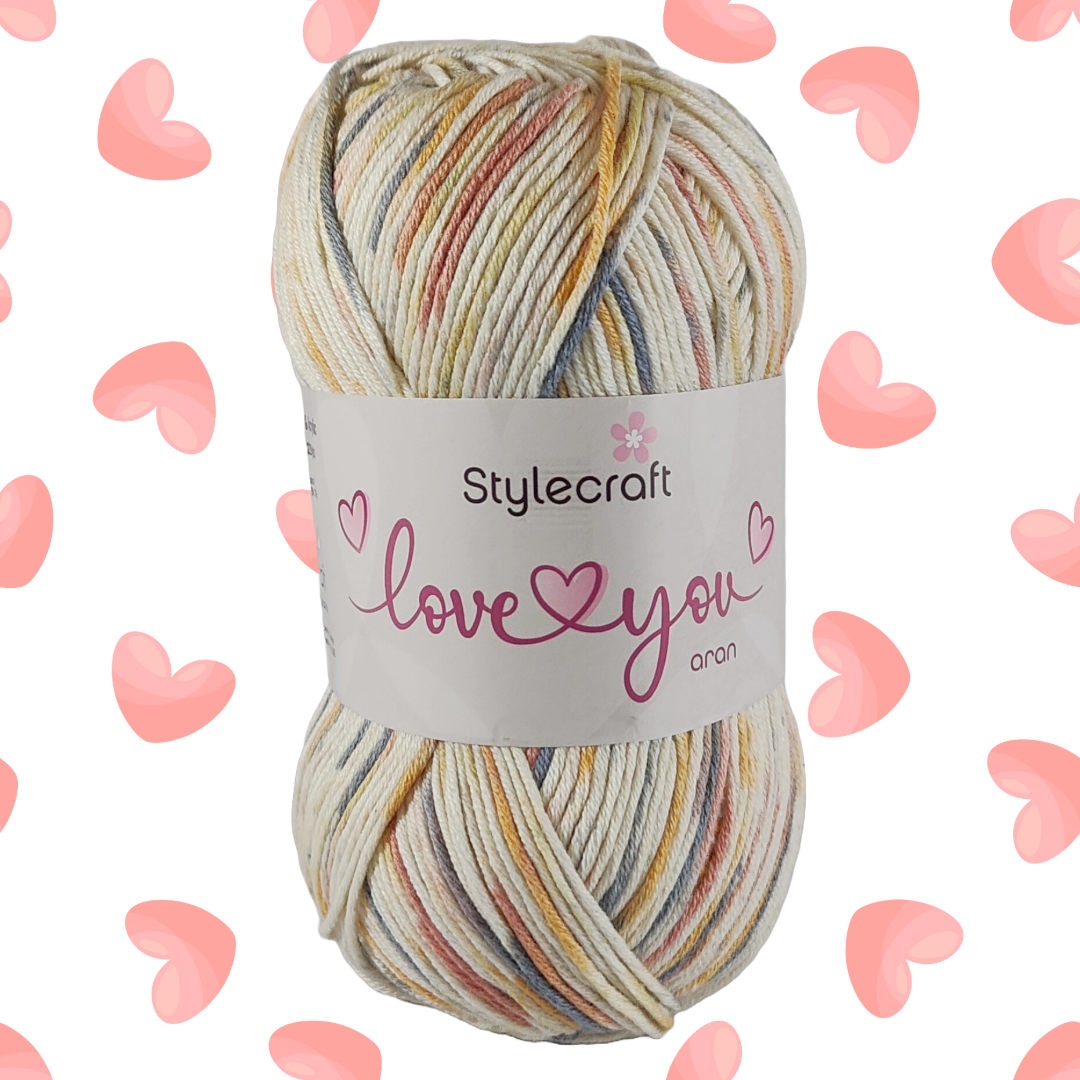 LOVE YOU ARAN 100g - More Colours Available