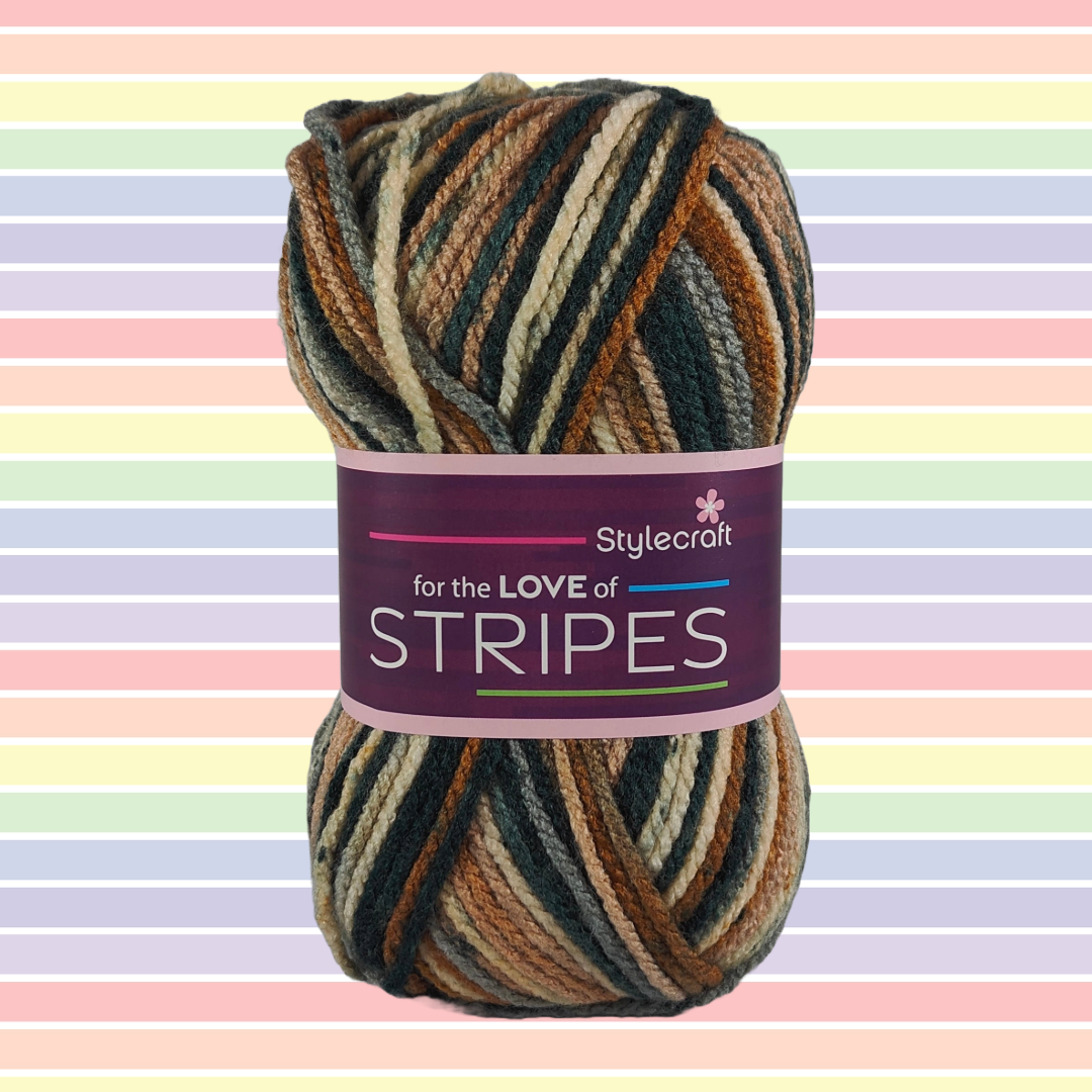 LOVE OF STRIPES Chunky 100g - More Colours Available
