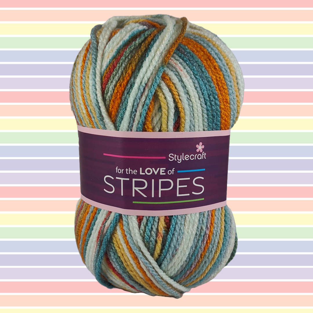 LOVE OF STRIPES Chunky 100g - More Colours Available