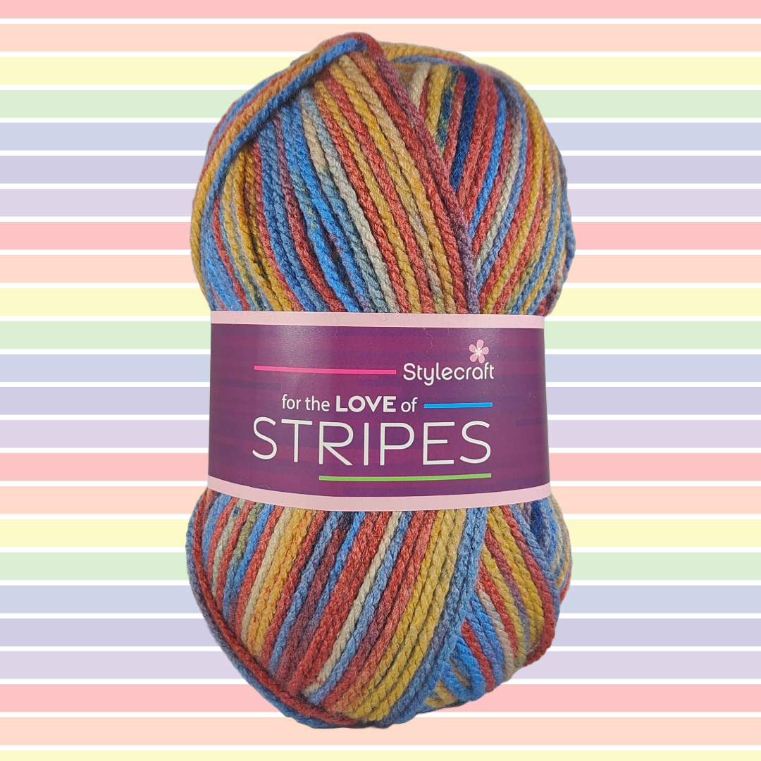 LOVE OF STRIPES Chunky 100g - More Colours Available
