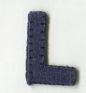Alphabet - Individual Plain Letters - Iron on Motifs