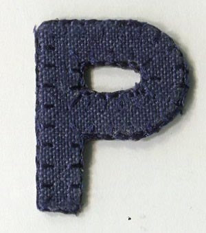 Alphabet - Individual Plain Letters - Iron on Motifs